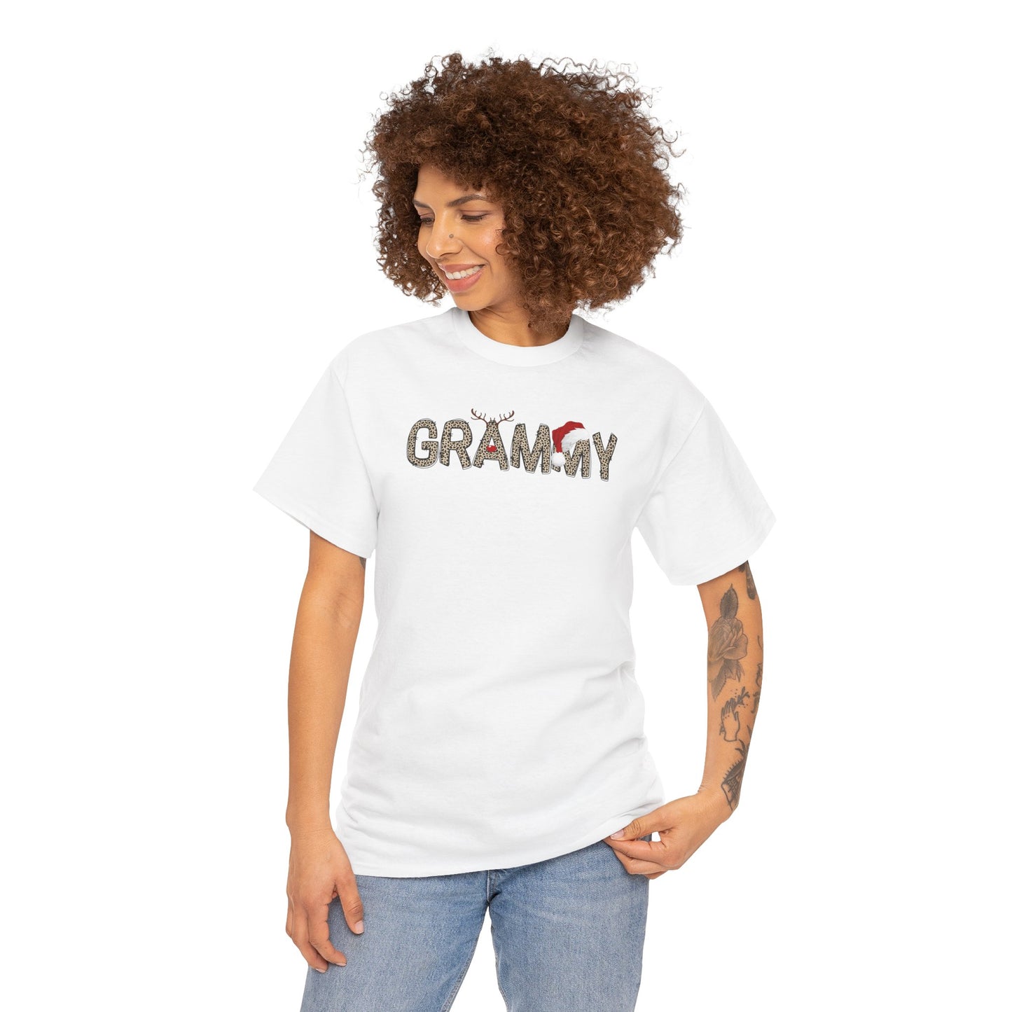 Grammy Unisex Heavy Cotton Tee - Festive Holiday T-Shirt for Grandmothers