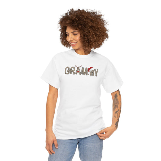 Grammy Unisex Heavy Cotton Tee - Festive Holiday T-Shirt for Grandmothers