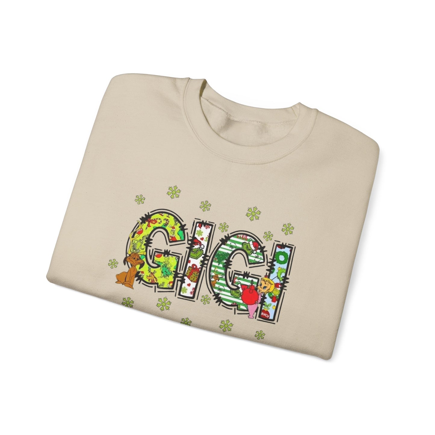 GIGI Festive Unisex Heavy Blend™ Crewneck Sweatshirt - Cozy Holiday Vibes, gift