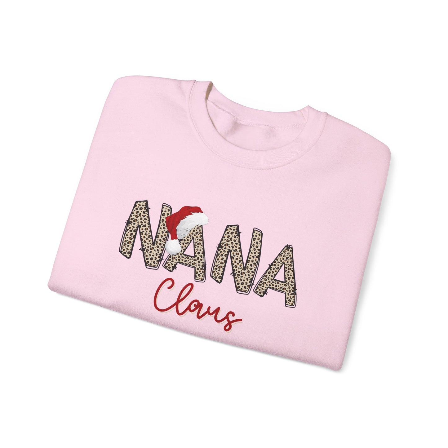 Nana Claus Sweatshirt - Cozy Christmas Crewneck, holiday spirit top