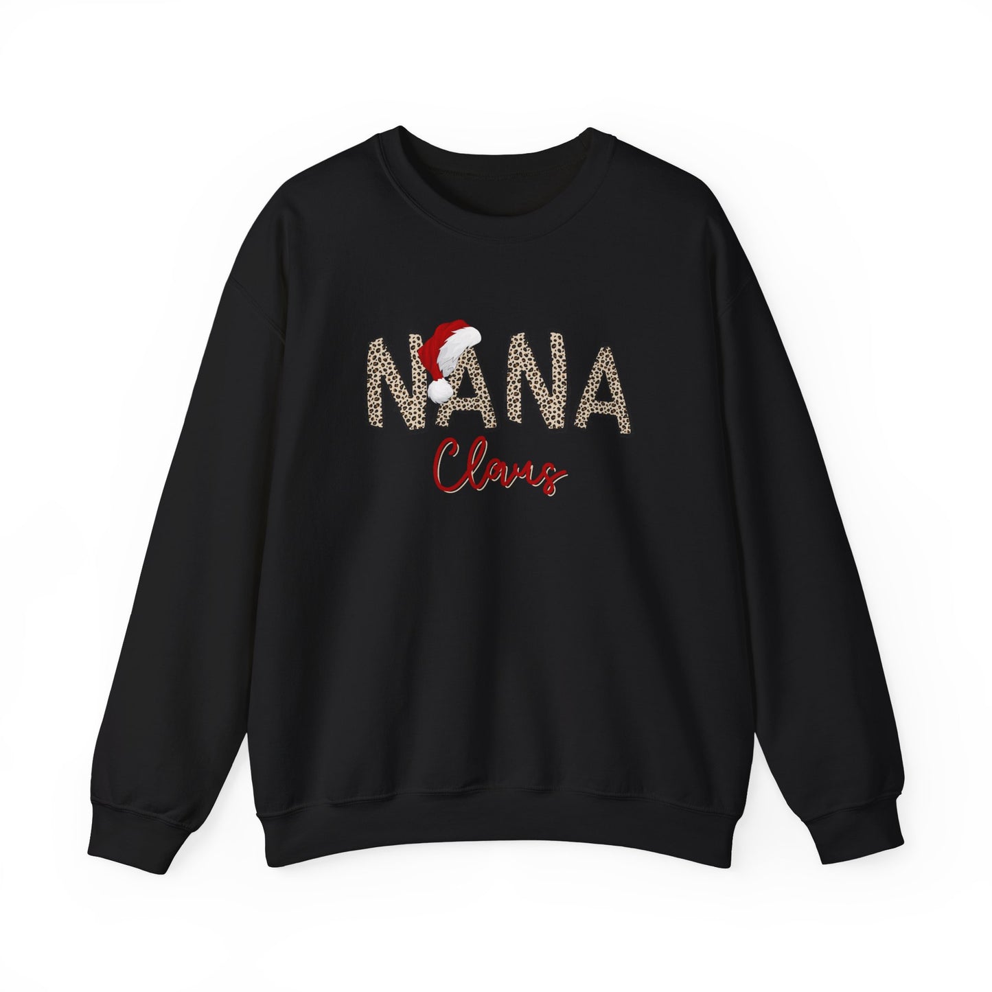 Nana Claus Sweatshirt - Cozy Christmas Crewneck, holiday spirit top