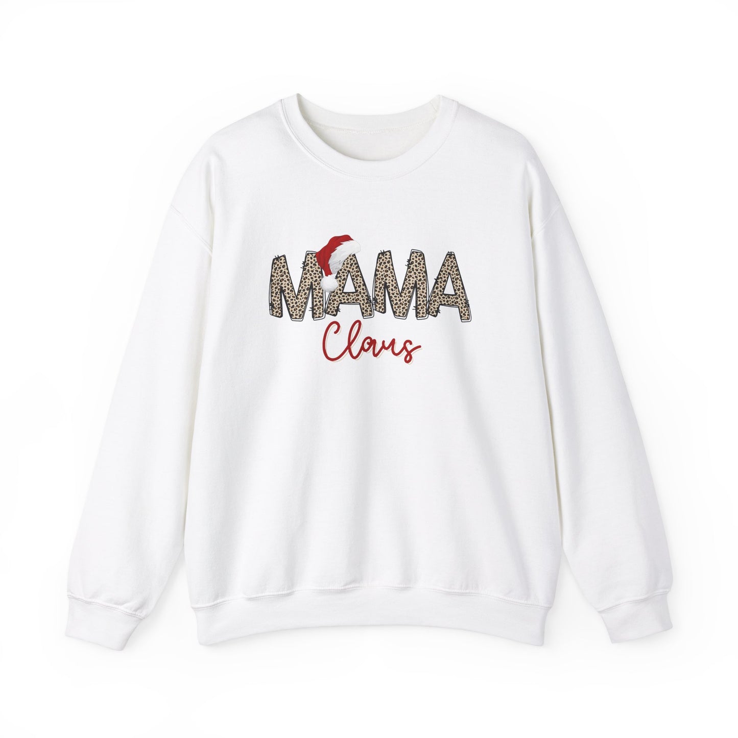 Mama Claus Crewneck Sweatshirt - Festive Holiday Apparel, Christmas spirit top, Gift for mama