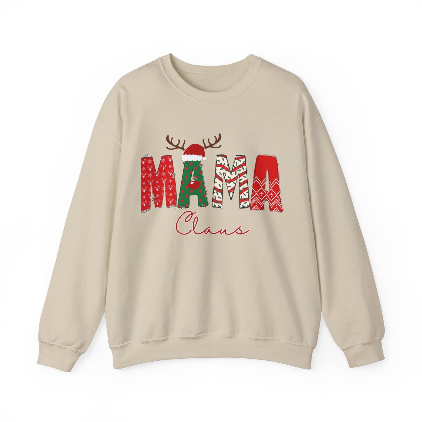 Mama Claus Holiday Sweatshirt, Christmas top,