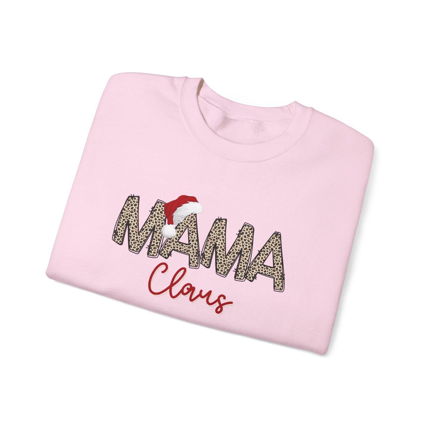 Mama Claus Crewneck Sweatshirt - Festive Holiday Apparel, Christmas spirit top, Gift for mama