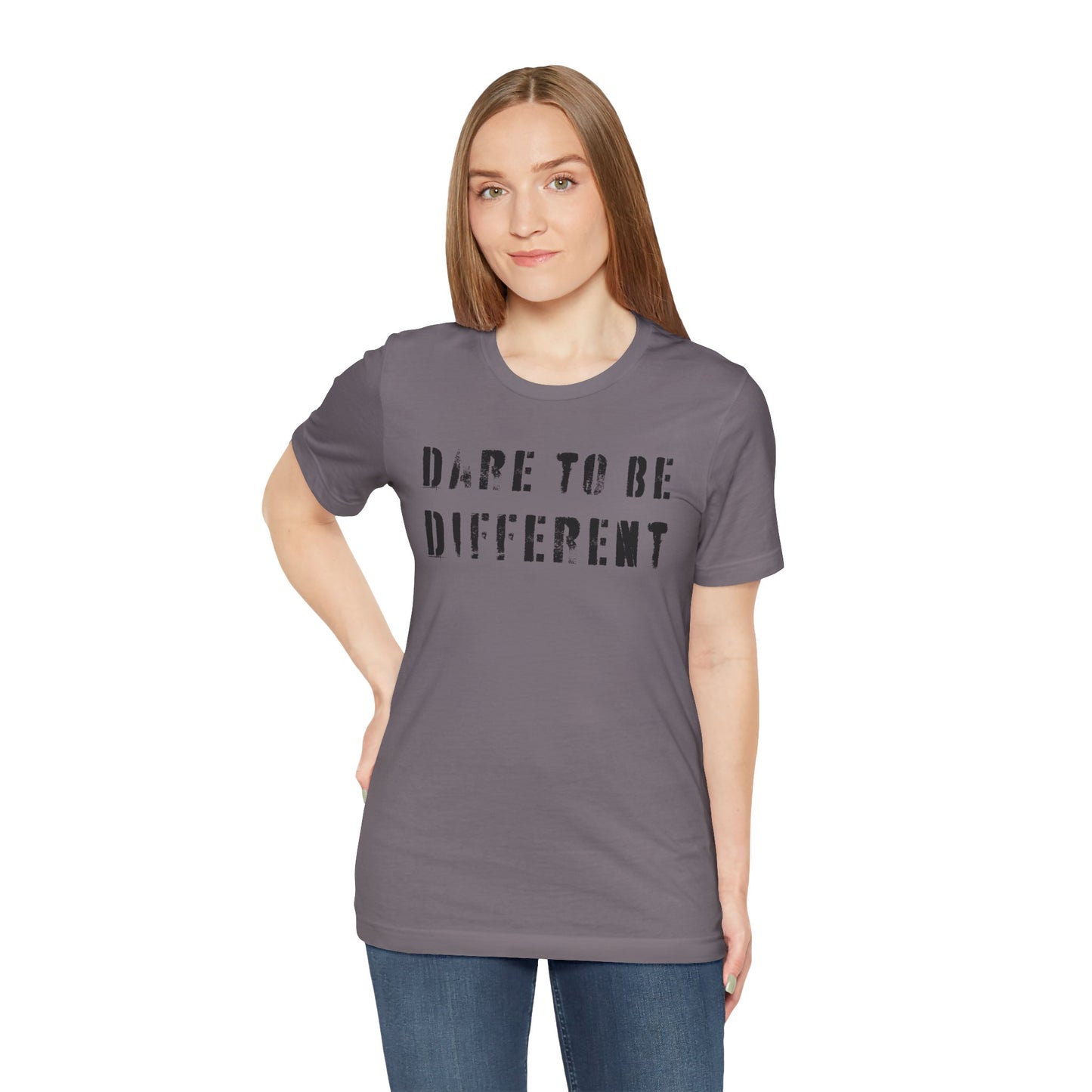 Dare to Be Different Unisex Tee, Stylish T-Shirt, Inspirational Shirt, Motivational Apparel, Unique Gift Idea