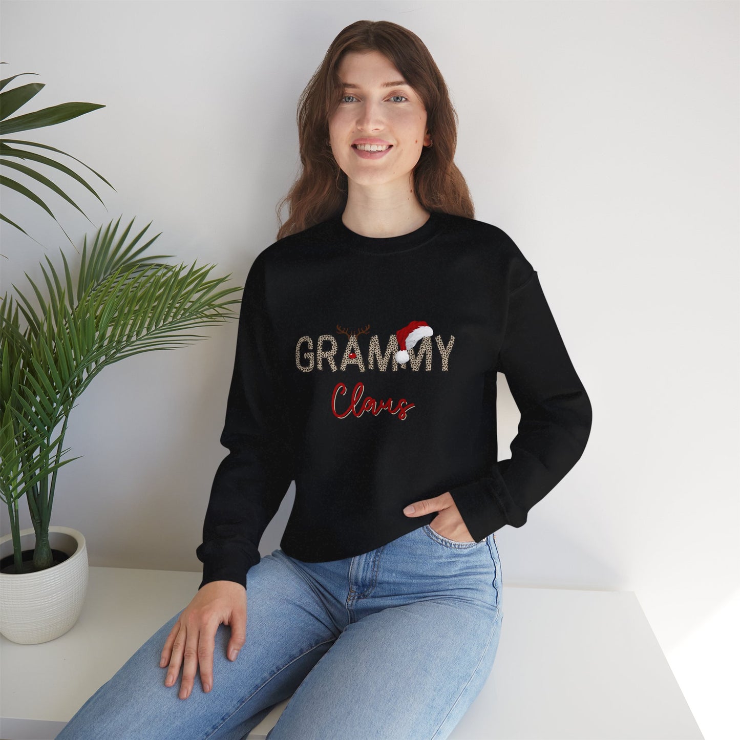 Grammy Claus Sweatshirt - Holiday Comfort Wear, Christmas spirit top, gift