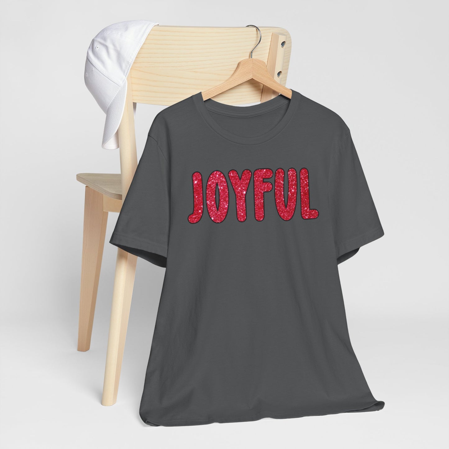 Joyful Christmas T-Shirt, Uplifting Holiday Tee, Festive Unisex Shirt, Cheerful Xmas Top, Happy Seasonal Apparel