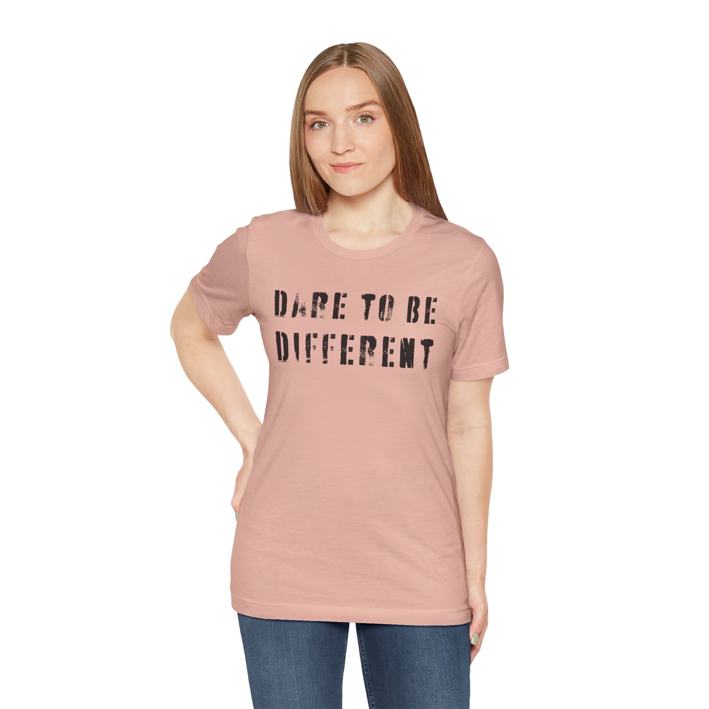 Dare to Be Different Unisex Tee, Stylish T-Shirt, Inspirational Shirt, Motivational Apparel, Unique Gift Idea