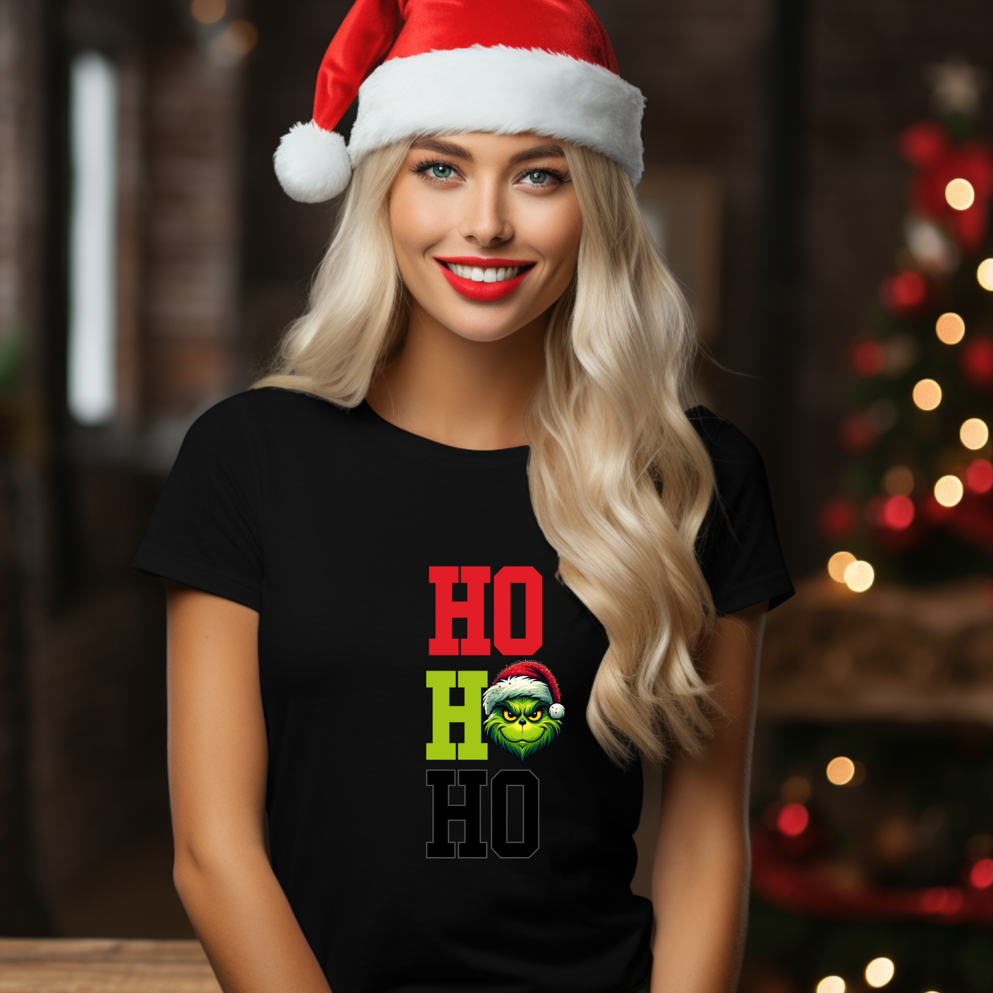 Grinchy Christmas Unisex Heavy Cotton Tee, hohoho tee