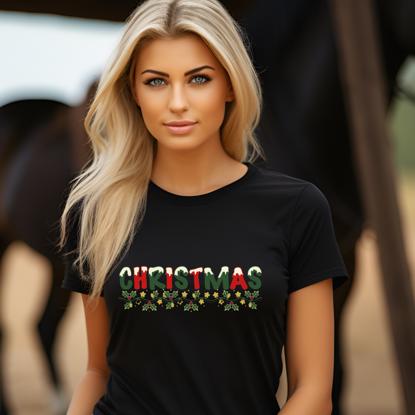 Christmas Unisex Heavy Cotton Tee - Festive Holiday Shirt