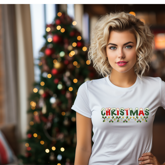 Christmas Unisex Heavy Cotton Tee - Festive Holiday Shirt