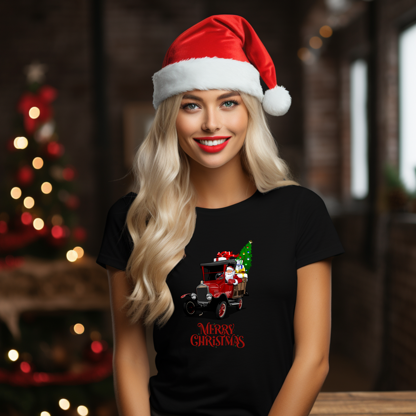 Merry Christmas Unisex Heavy Cotton Tee