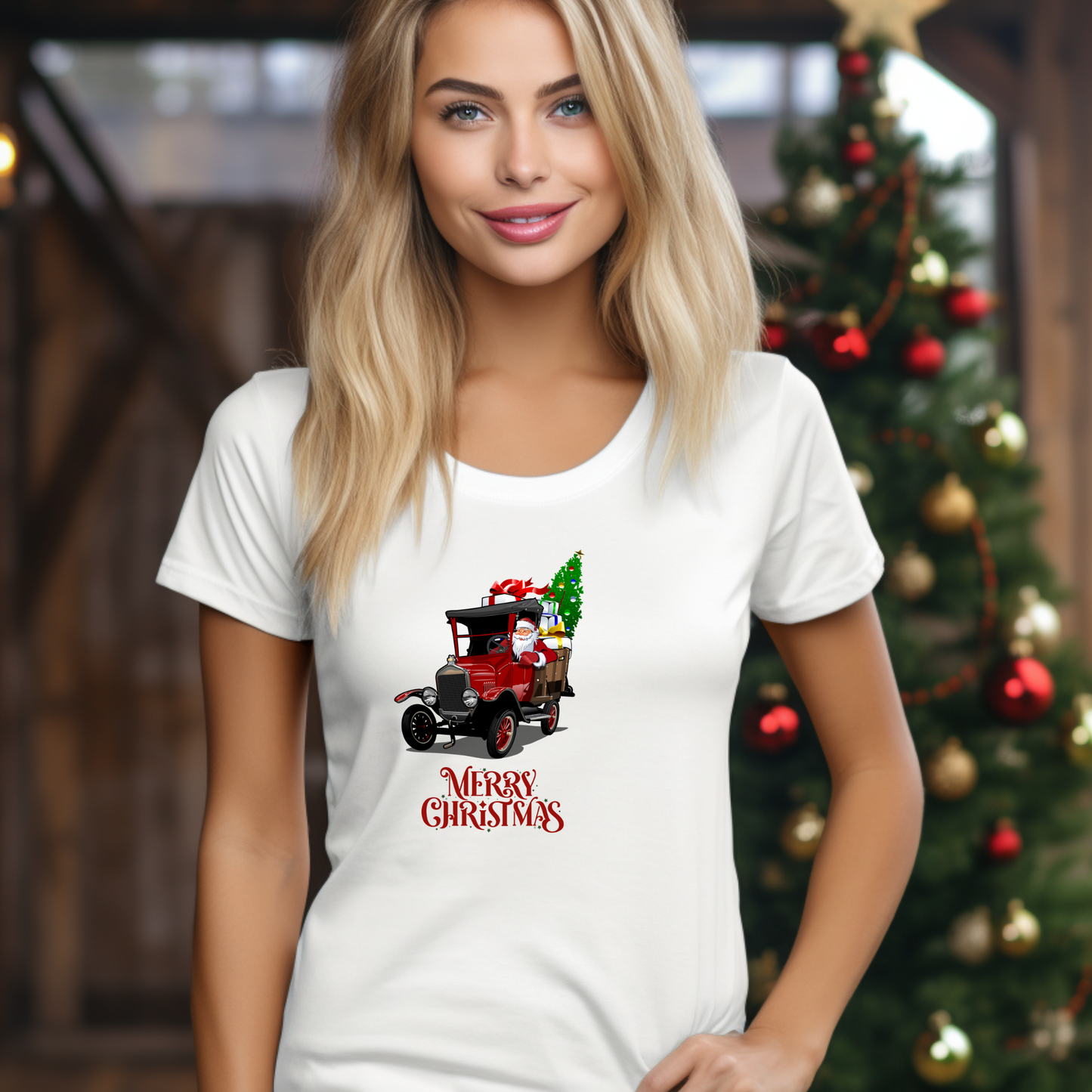 Merry Christmas Unisex Heavy Cotton Tee