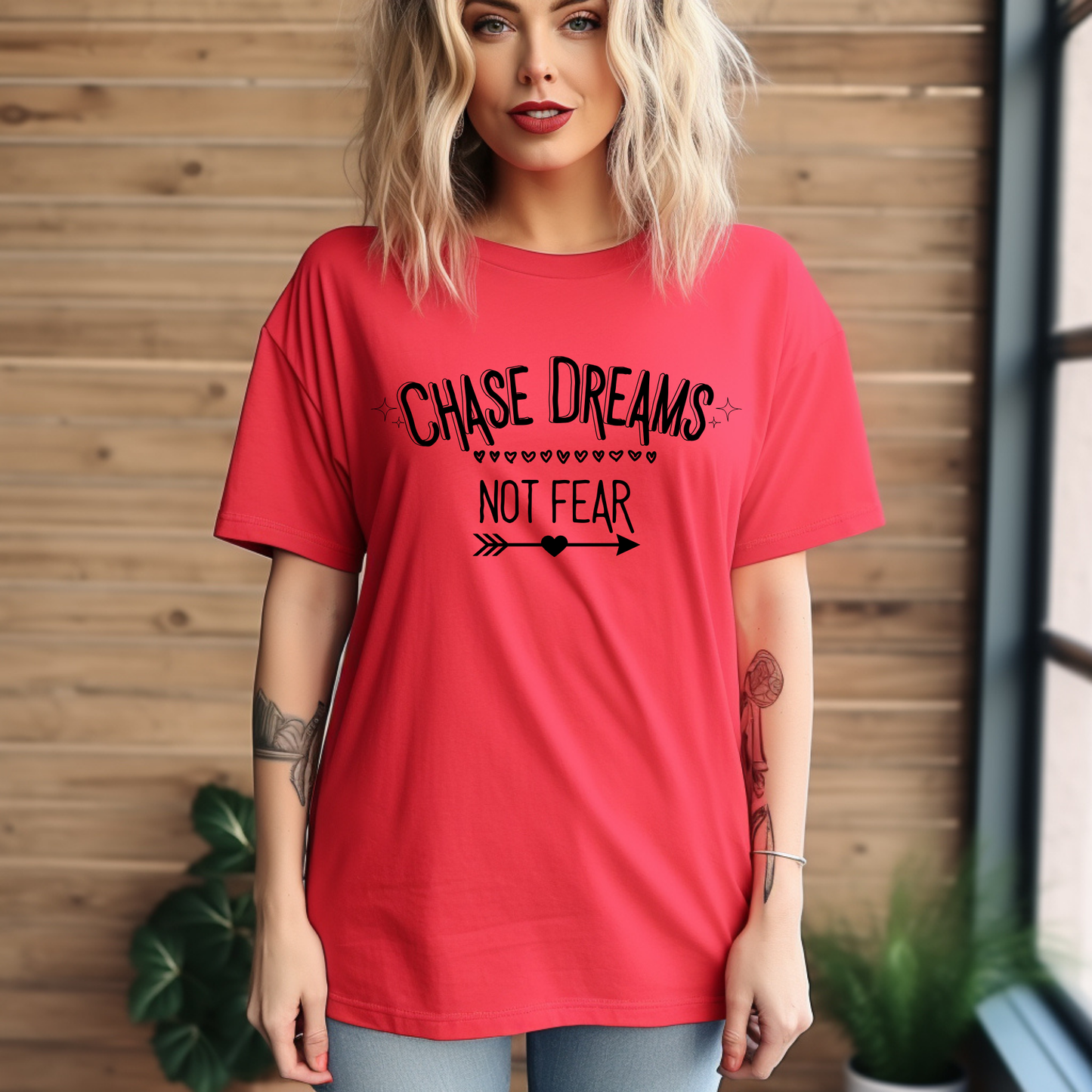 Chase Dreams Unisex Tee | Motivational T-Shirt, Inspirational Apparel, Inspirational Tee, Motivational Top, Unisex T-Shirt, Graphic Tee for